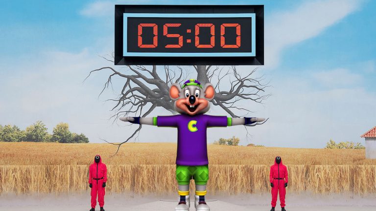 Bienvenue dans votre dystopie : un jeu télévisé Chuck E. Cheese avec des vibrations de jeu de calmar arrive
