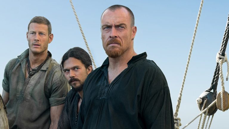 Tom Hopper, Luke Arnold, Toby Stephens in 