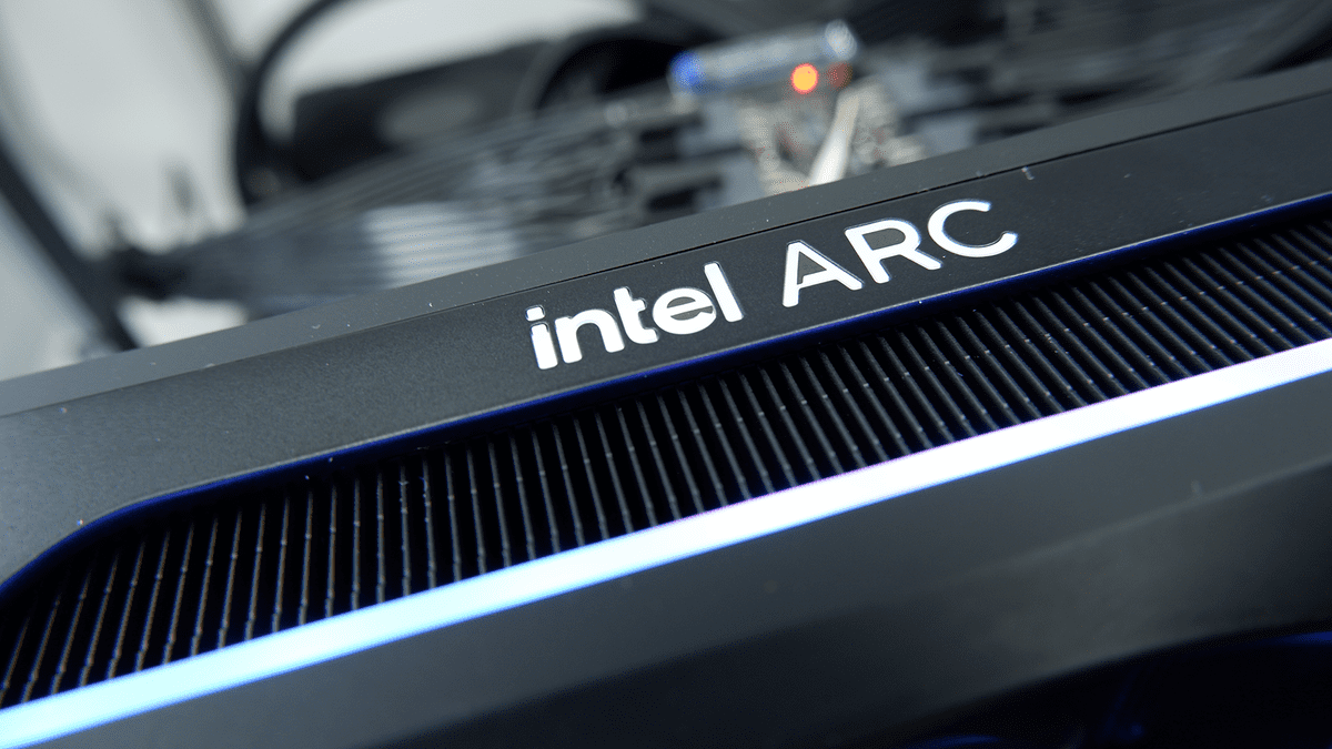 An Intel Arc A770 Limited Edition graphics card from various angles