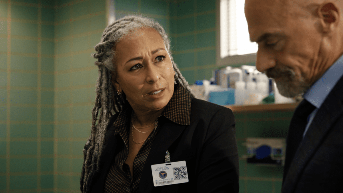 Tamara Tunie as ME Melinda Warner in Law & Order: Organized Crime 4x02