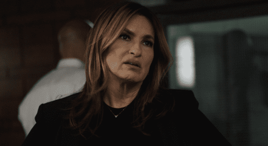 Mariska Hargitay looking exasperated as Olivia Benson in Law and Order SVU