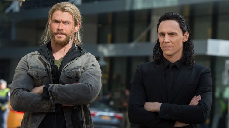 Chris Hemsworth and Tom Hiddleston on Thor: Ragnarok