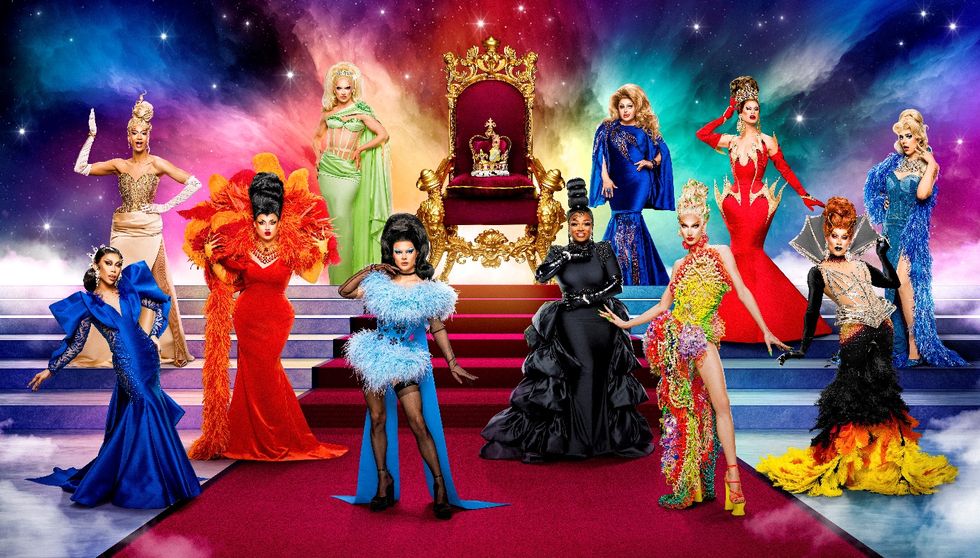 Rupaul's Drag Race UK vs the World S2 Cast tournage promotionnel