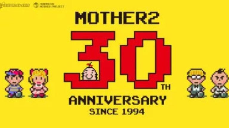 Mother 2 anniversary graphic.