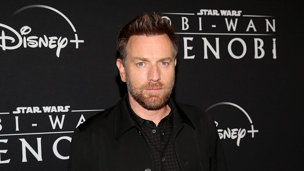 ANAHEIM, CALIFORNIA - MAY 26: Ewan McGregor attends a surprise premiere of the first two episodes of “Obi-Wan Kenobi” at Star Wars Celebration in Anaheim, California on May 26th. The series streams exclusively on Disney+. (Photo by Jesse Grant/Getty Images for Disney)