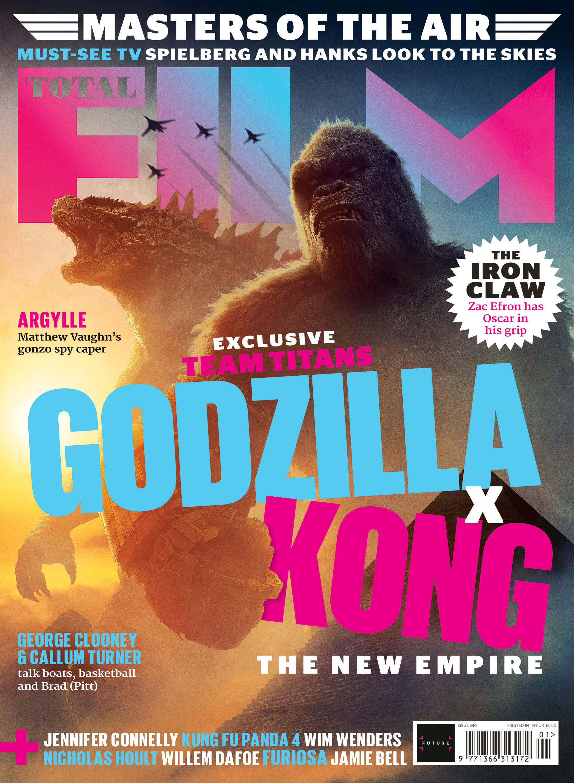 Couverture de Godzilla x Kong : Le Nouvel Empire de Total Film