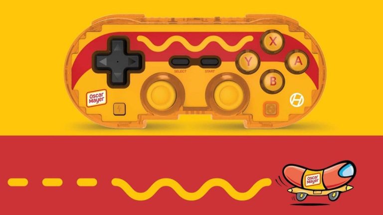 Hyperkin révèle un contrôleur de hot-dog Oscar Mayer pour Nintendo Switch
