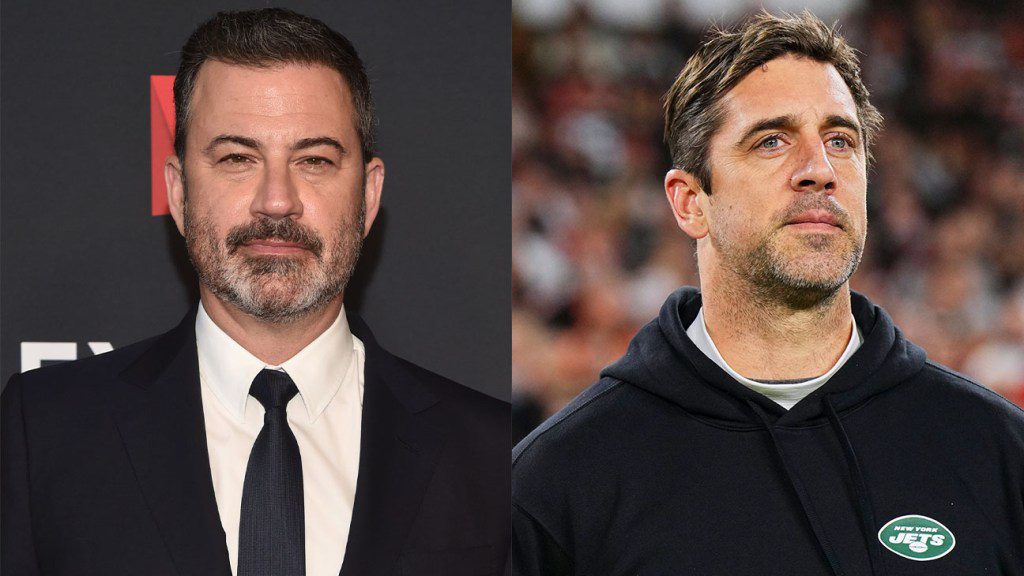 Jimmy Kimmel menace de poursuivre Aaron Rodgers en justice après qu'un joueur de la NFL l'ait lié à Jeffrey Epstein
