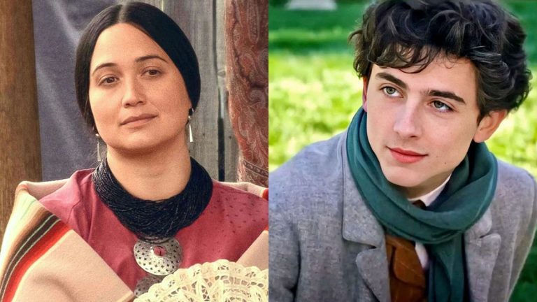 Lily Gladstone, Timothee Chalamet