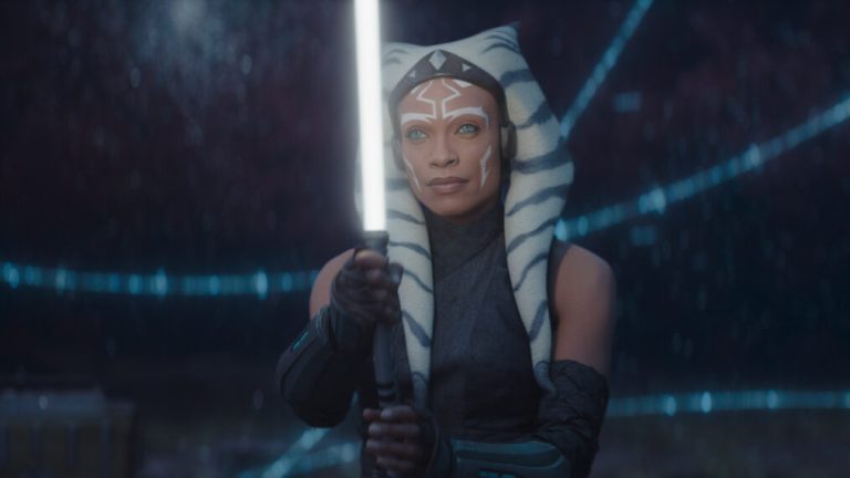 Rosario Dawson as Ahsoka Tano in the 