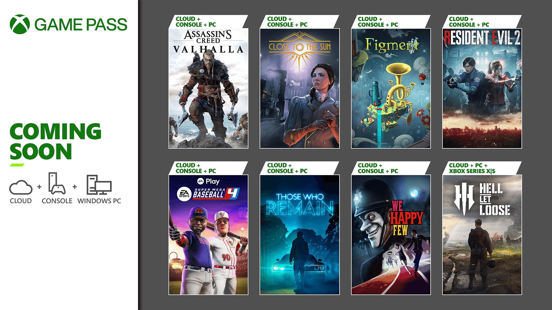 Le Xbox Game Pass ajoute Hell Let Loose, Assassin's Creed Valhalla, We Happy Few et bien plus début janvier    
