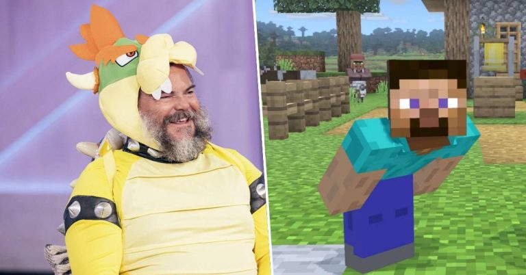 Le film Minecraft présente Jack Black tout droit sorti du film Super Mario Bros.