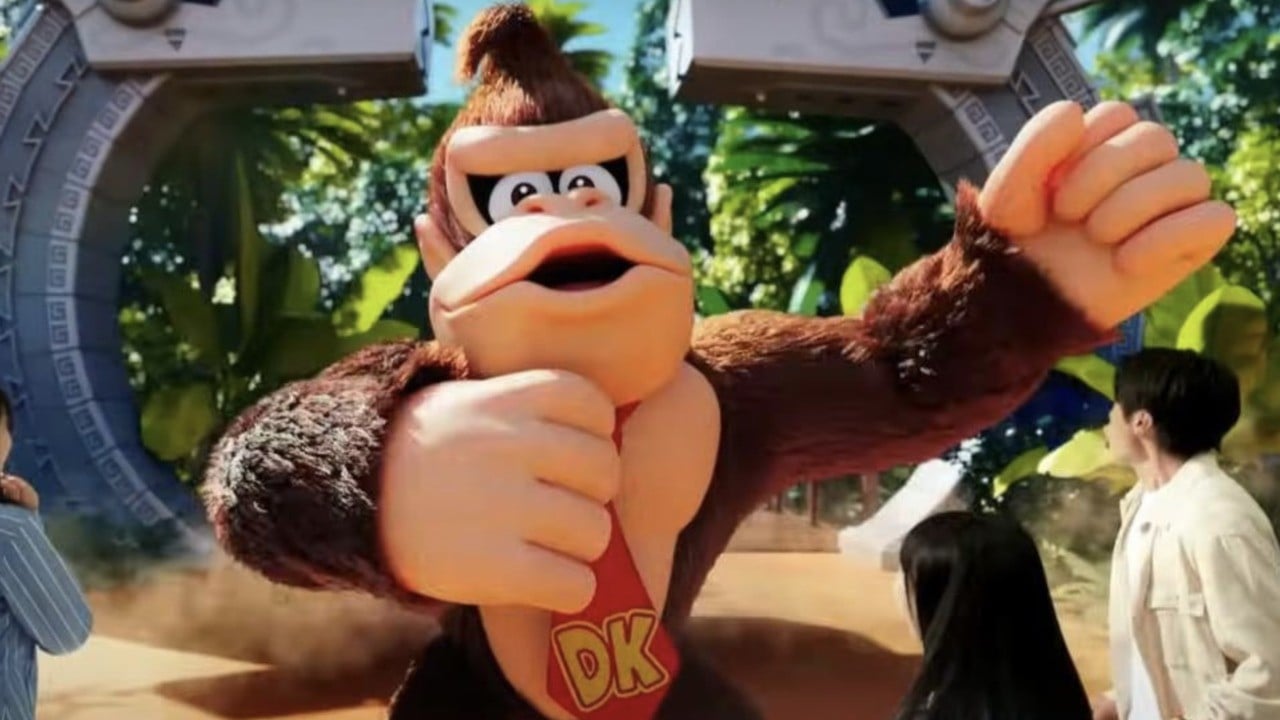 Le nouveau Donkey Kong Ride de Nintendo World vous fera littéralement sortir des sentiers battus
