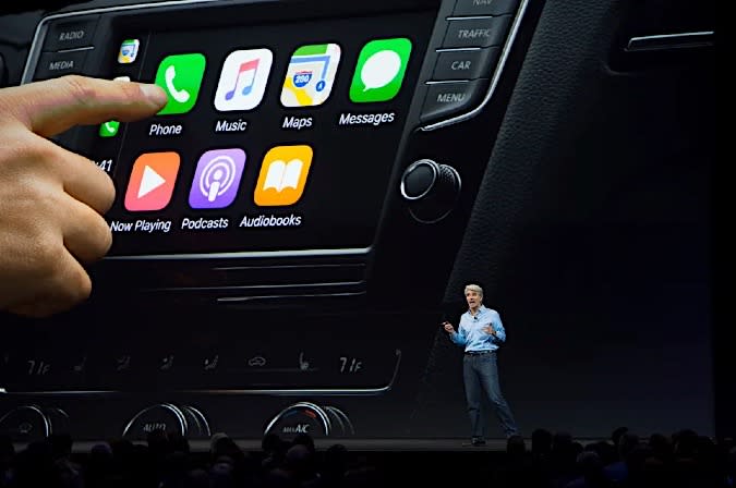 Désolé, c'est juste CarPlay.