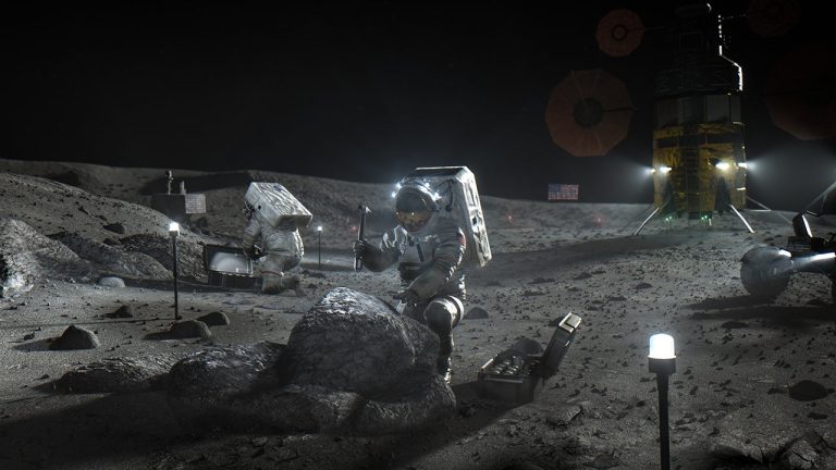 Les astronautes de la NASA pourraient être exposés à des tremblements de lune et à des glissements de terrain lors de leur exploration du pôle Sud lunaire
