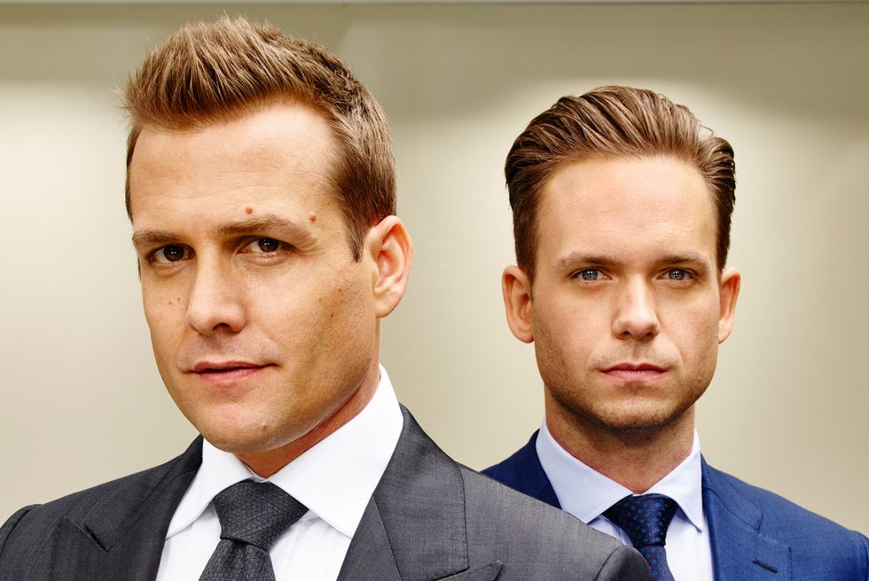 patrick j adams, gabriel macht, costumes