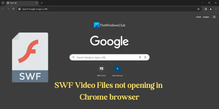 Les fichiers vidéo SWF ne s’ouvrent pas dans le navigateur Chrome