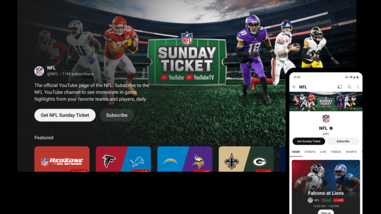 YouTube TV - Sunday Ticket