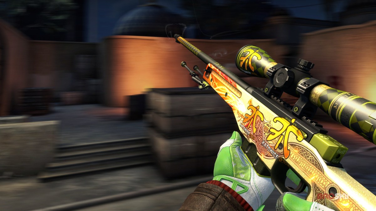 Le Souvenir AWP Dragon Lore dans CS2.  Cette image fait partie d'un article sur les skins les plus chers jamais créés dans Counter-Strike 2 (CS2).