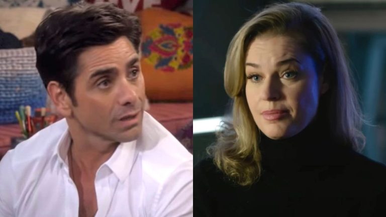 John Stamos in Fuller House, Rebecca Romijn in Star Trek: Discovery.