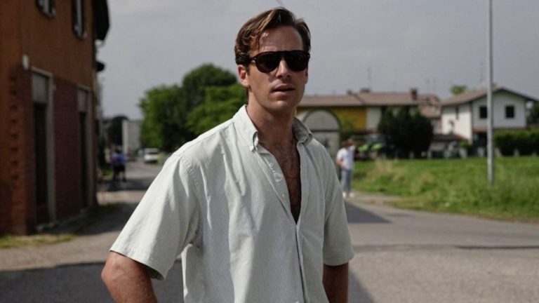 Armie Hammer in Call Me By Your Name