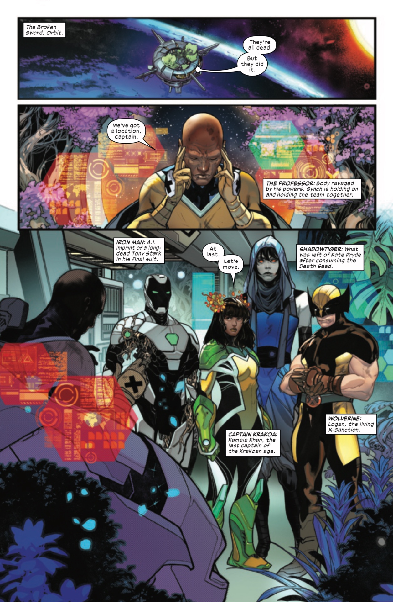 Art d'intérieur Rise of the Powers of X #1