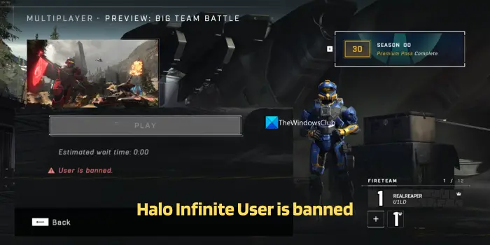 L’utilisateur de Halo Infinite est banni : minuterie d’interdiction, durée, raison, correctifs