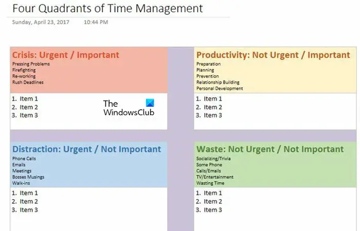 Meilleurs modèles OneNote pour le travail