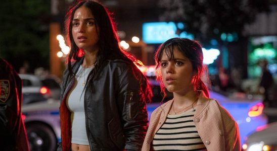 Melissa Barrera and Jenna Ortega in Scream VI.