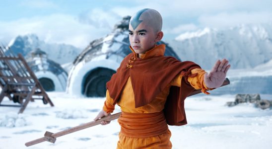 Gordon Cormier as Aang in Avatar: The Last Airbender