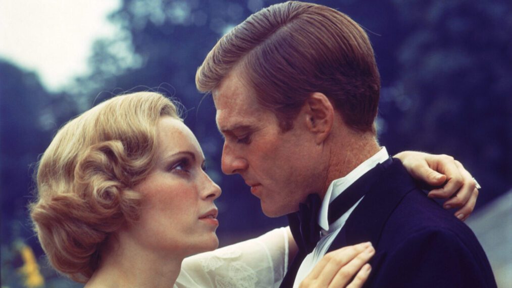 Mia Farrow and Robert Redford in 