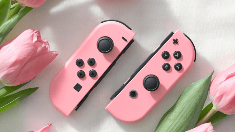 Nintendo révèle des Joy-Cons Switch rose pastel pour la sortie de Princess Peach: Showtime
