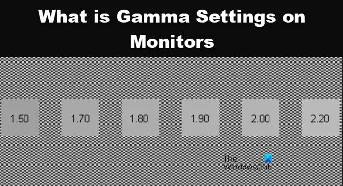 Qu’est-ce que les paramètres Gamma sur les moniteurs ?