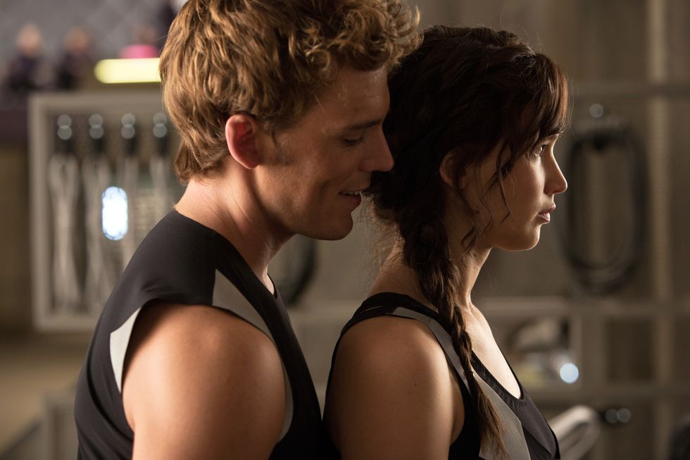 Sam Claflin, Jennifer Lawrence, les jeux de la faim prennent feu