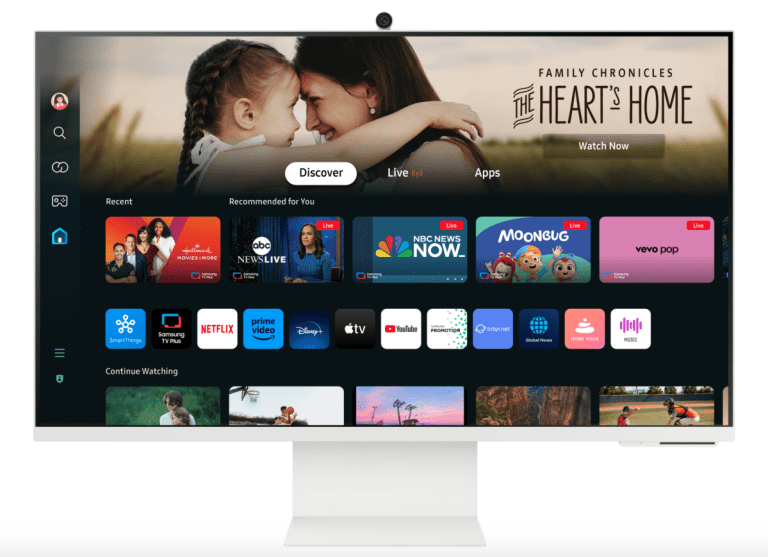 Samsung met à jour son moniteur intelligent qui fonctionne sans PC pour le CES 2024