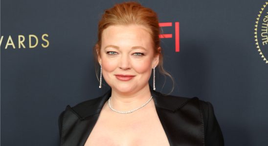 LOS ANGELES, CALIFORNIA - JANUARY 12: Sarah Snook attends the AFI Awards Luncheon at Four Seasons Hotel Los Angeles at Beverly Hills on January 12, 2024 in Los Angeles, California. (Photo by Monica Schipper/Getty Images)