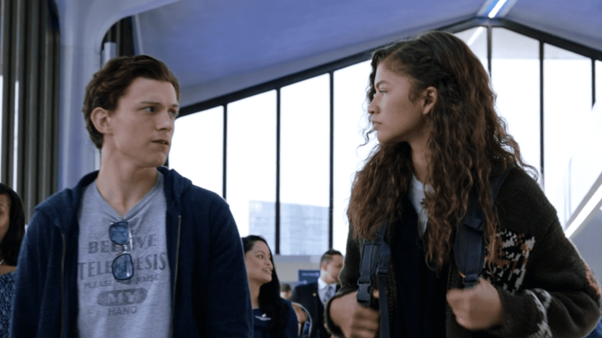 Tom Holland and Zendaya in Spider-Man: Far From Home