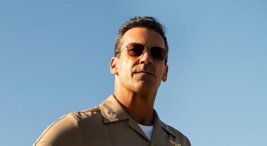 Jon Hamm (Vice Admiral Cyclone) in Top Gun: Maverick