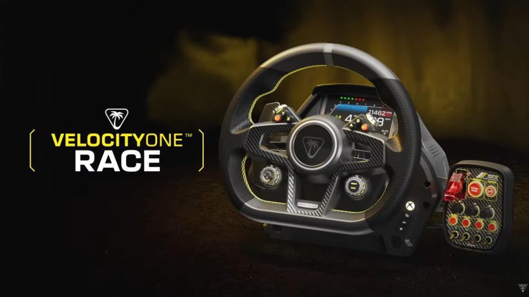 Turtle Beach annonce un nouveau système de roues et de pédales « VelocityOne Race »