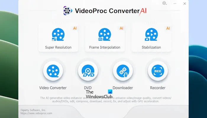 VideoProc Converter AI : meilleur optimiseur vidéo AI pour améliorer la qualité vidéo