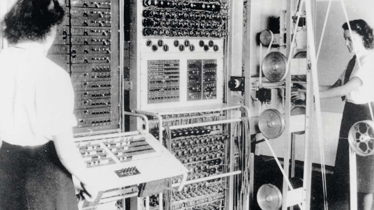 Annotated photographs of the COLOSSUS electronic digital computer - The National Archives (United Kingdom).