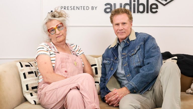 Harper Steele and Will Ferrell at the Variety Sundance Studio, Presented by Audible on January 21, 2024 in Park City, Utah.