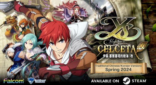 Ys : Memories of Celceta Kai arrive sur PC en chinois traditionnel et en coréen ce printemps