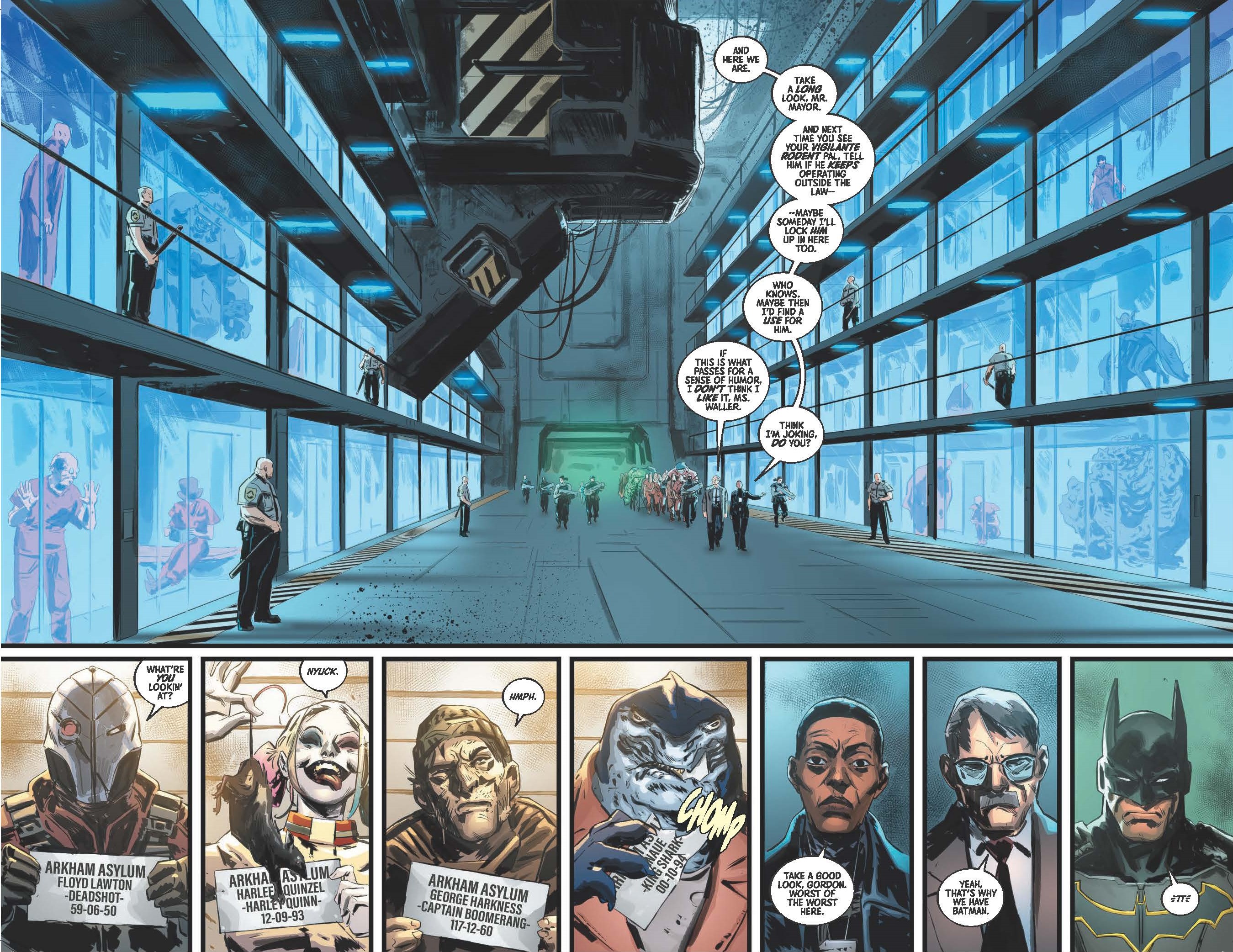 Art de Suicide Squad Tuer l'asile d'Arkham #1