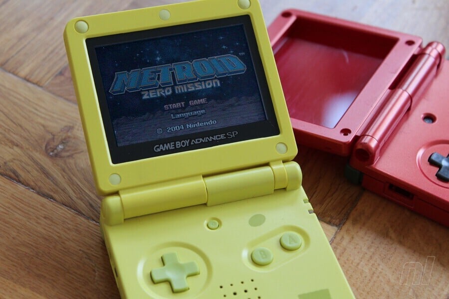 GBA SP Metroid Zero Mission