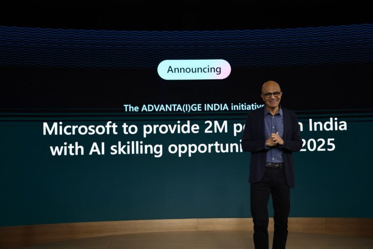 Microsoft prévoit de former 2 millions d’Indiens à l’IA, déclare Nadella