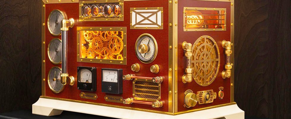 Ce superbe PC steampunk a nécessité 34 personnes pour construire