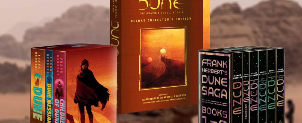 Chaque livre Dune est actuellement en vente sur Amazon