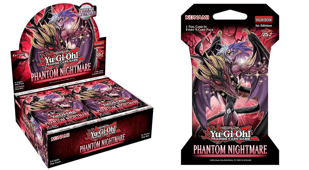 Boîte de booster et boosters Yu-Gi-Oh TCG Phantom Nightmare