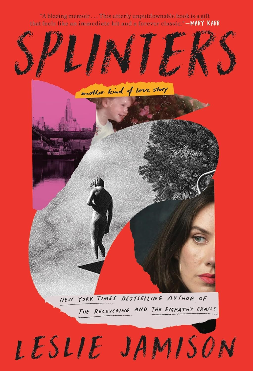 un graphique de la couverture de Splinters par Leslie Jamison